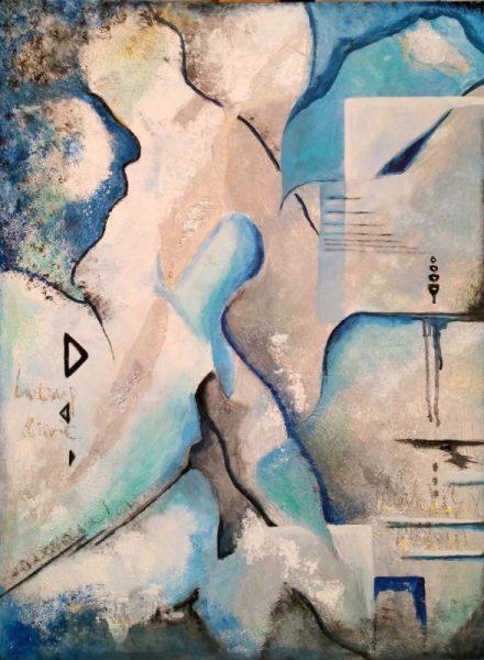 Zustand blau