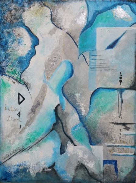 Zustand blau