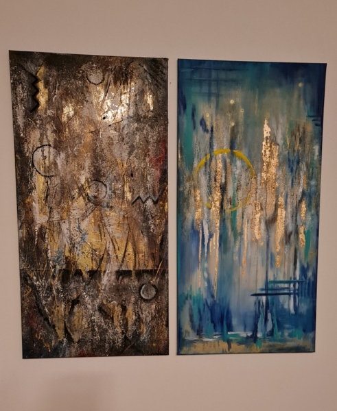abstrakt Landschaft Moor