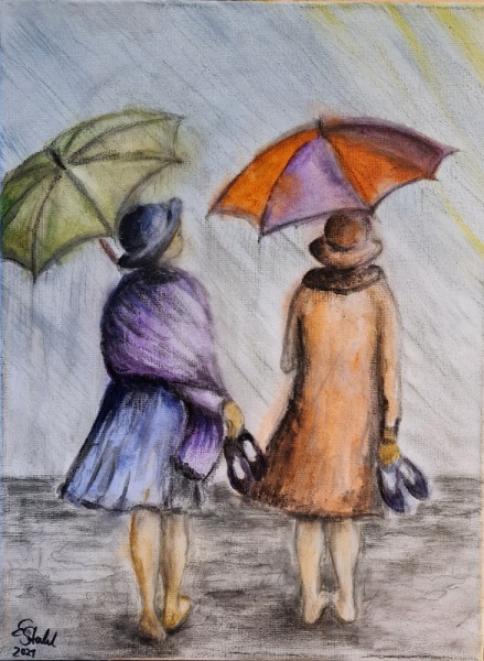 Barfuß im Regen