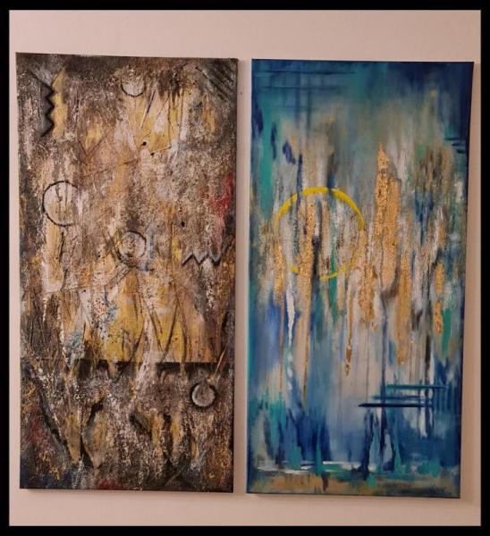 abstrakt Landschaft Moor